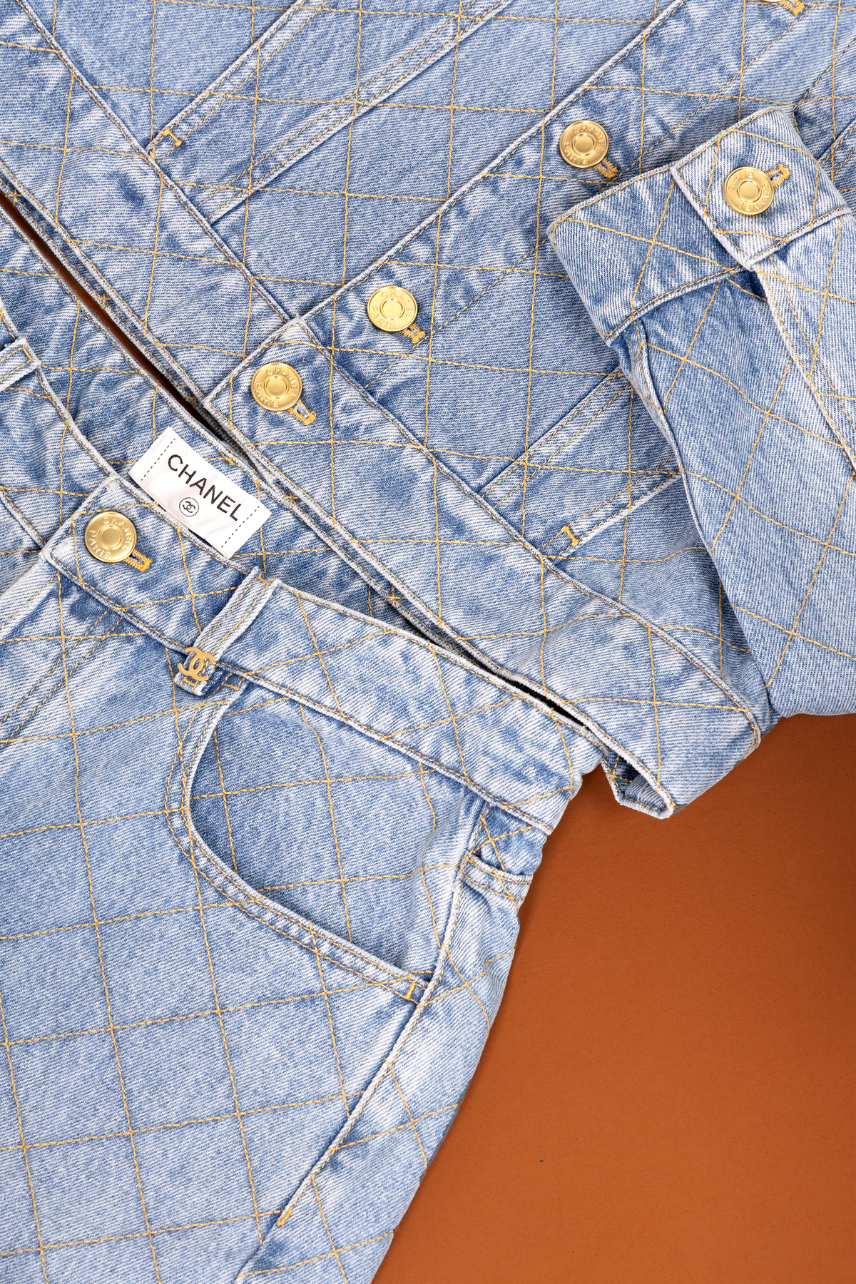 Chanel Blue Denim Jacket & Jeans