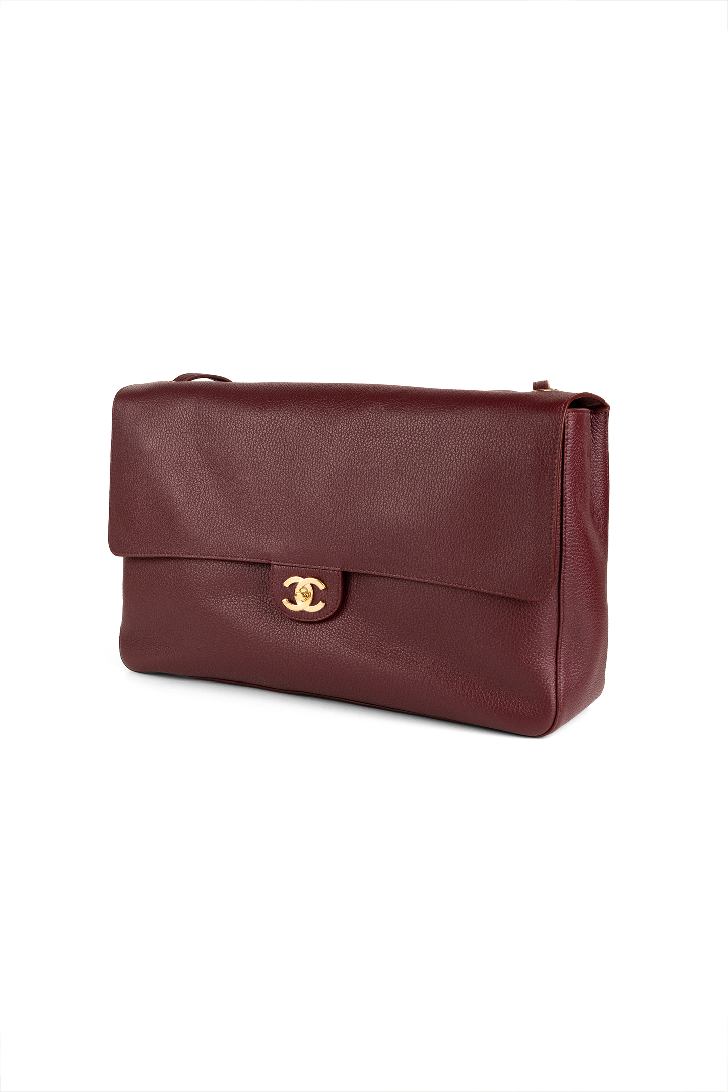 Chanel Maxi Flap Bag in Burgundy