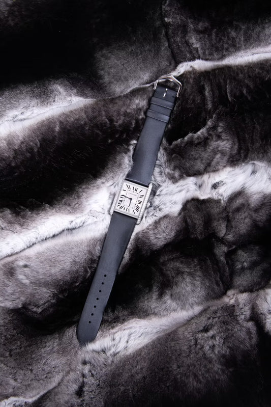 Cartier Tank Watch Large Model with Diamond