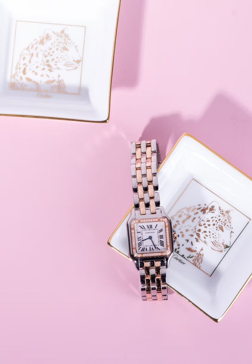 Cartier Panthere Medium Model Two Tone with Diamond