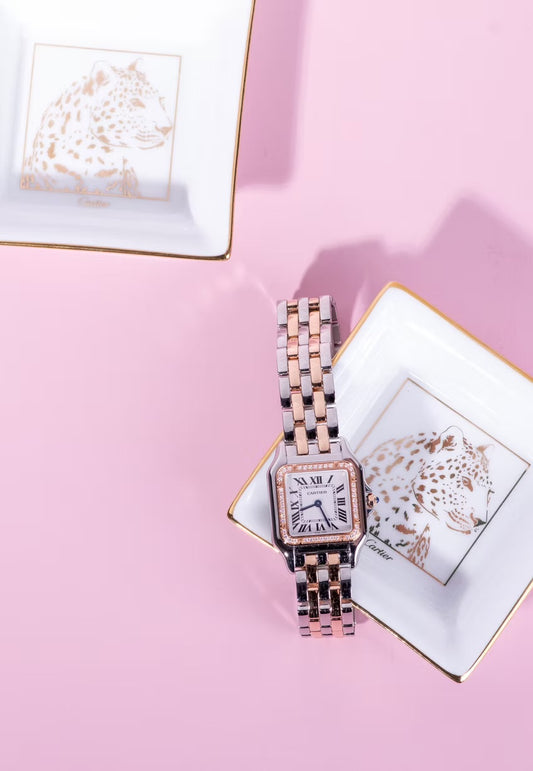 Cartier Panthere Medium Model Two Tone with Diamond
