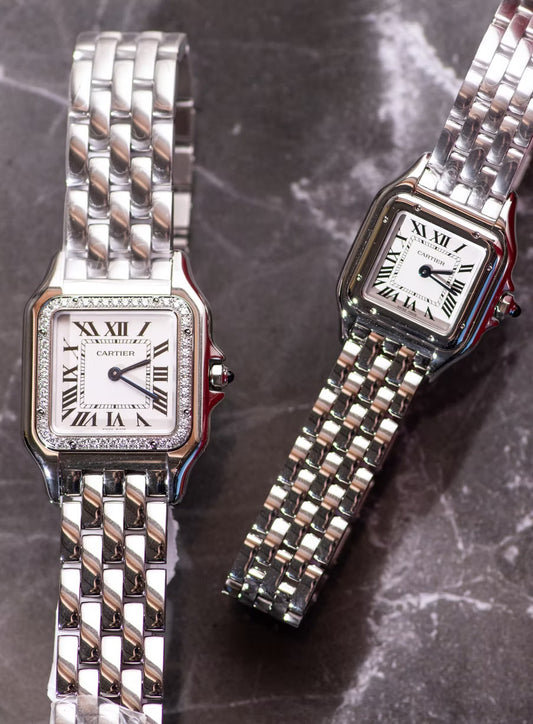 Cartier Small & Medium Stainless Steel Panthere Watch