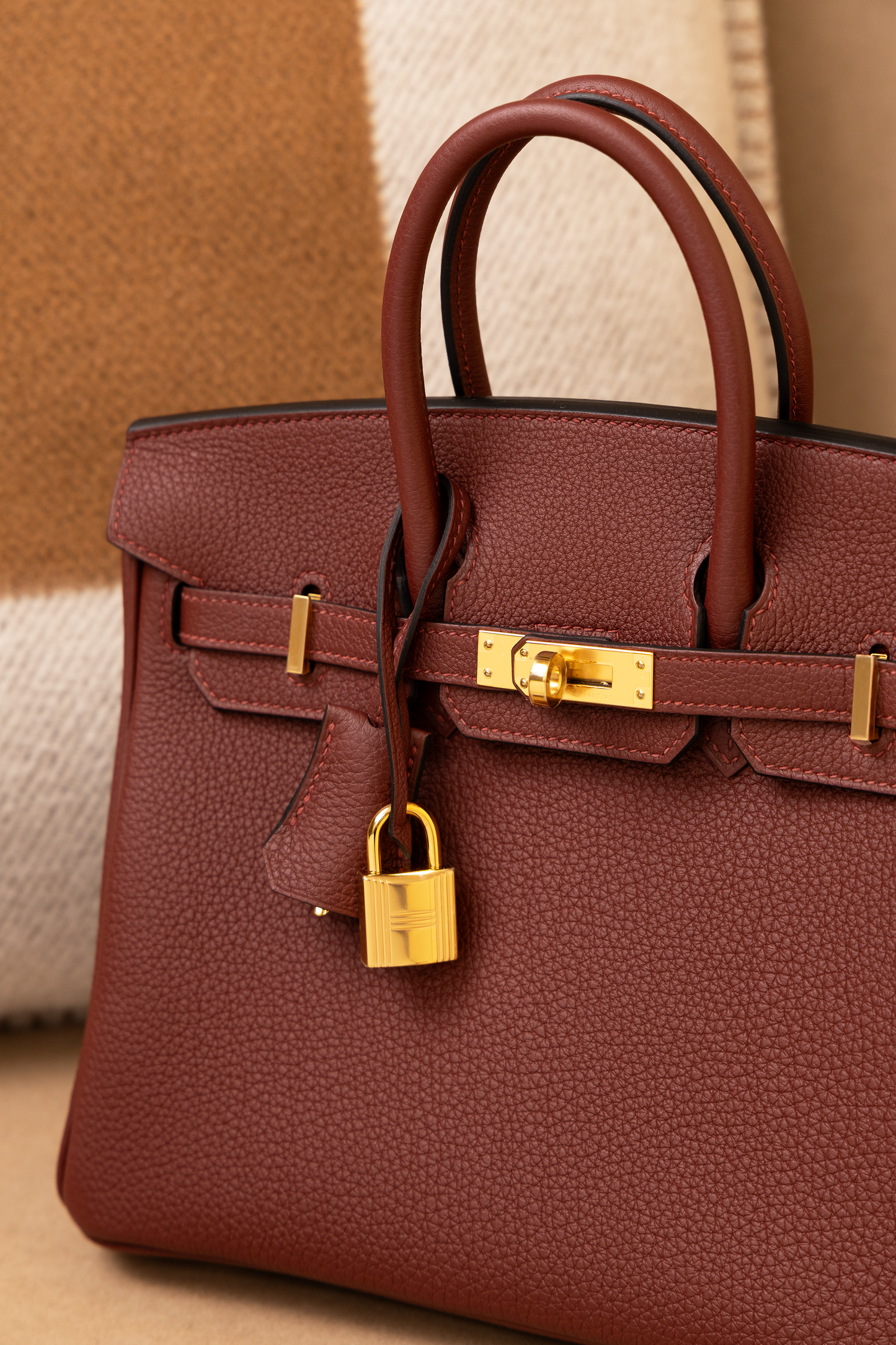 Hermès Birkin 25 Togo in Rouge H GHW