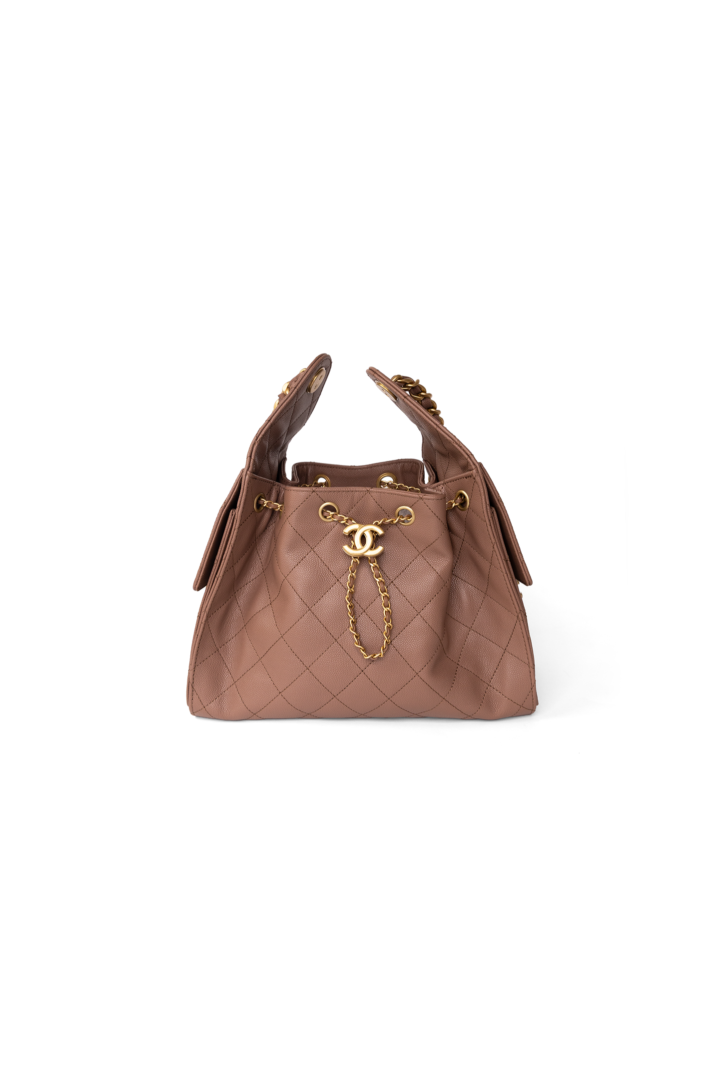 Chanel Small Hobo 25 Bag in Mocha