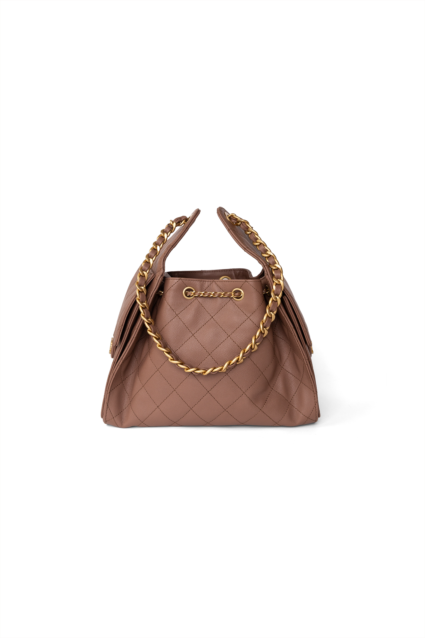 Chanel Small Hobo 25 Bag in Mocha