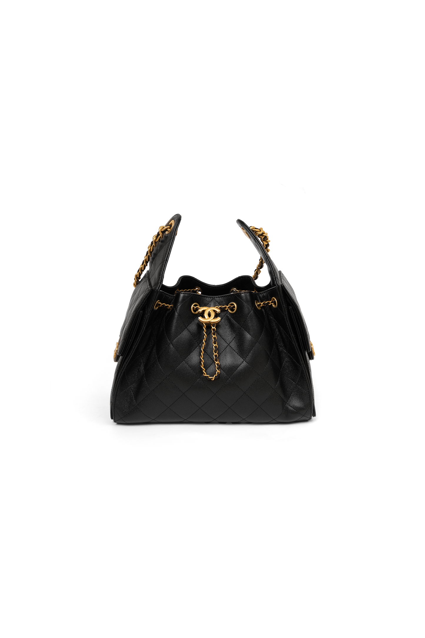 Chanel Mini Hobo 25 Bag in Black