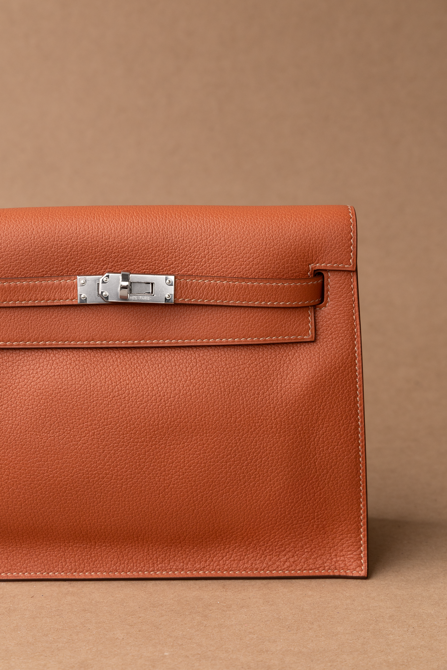 Hermès Kelly Danse Shoulder Crossbody in Blush PHW