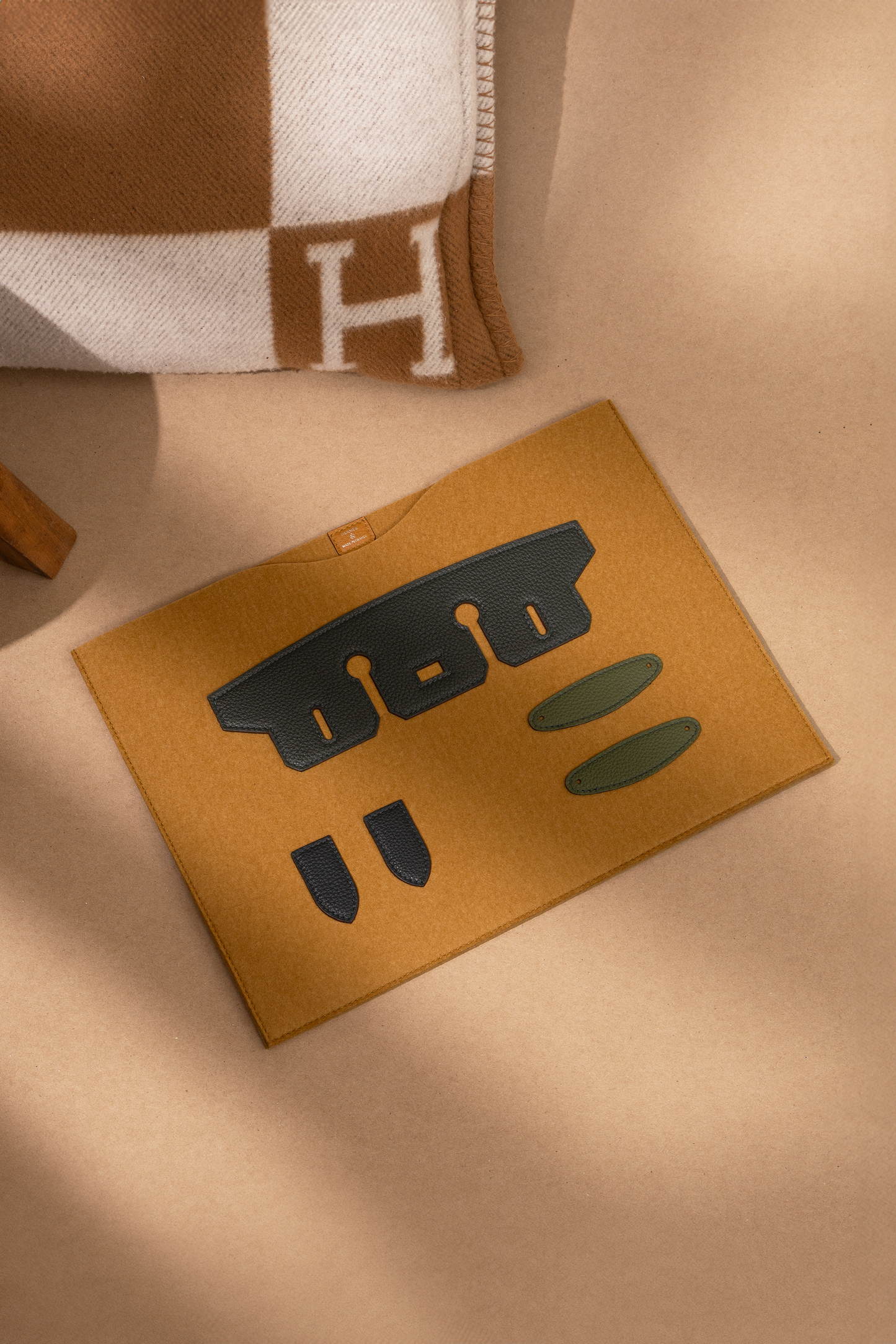 Hermès Laptop Cover in Yellow Multicolor