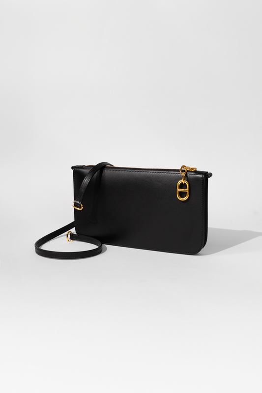 Hermès Zipengo Chaine D'ancre To Go Pouch in Black