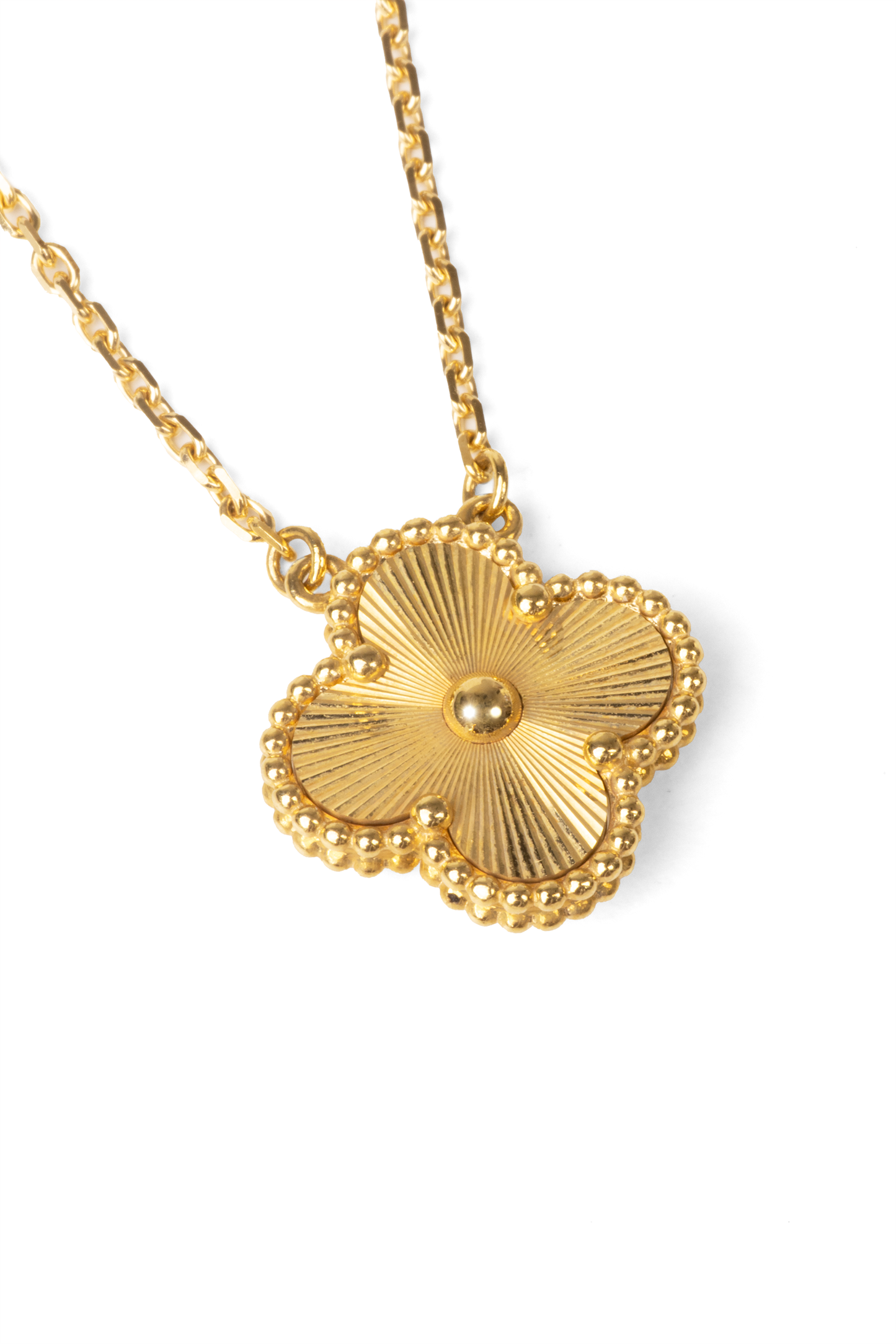 Van Cleef & Arpels Yellow Gold Vintage Alhambra Pendant