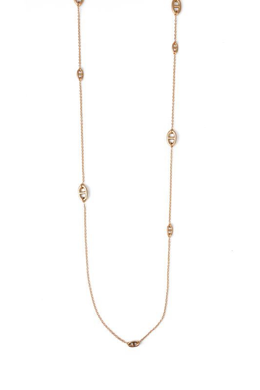 Hermès Farandole Rose Gold Necklace