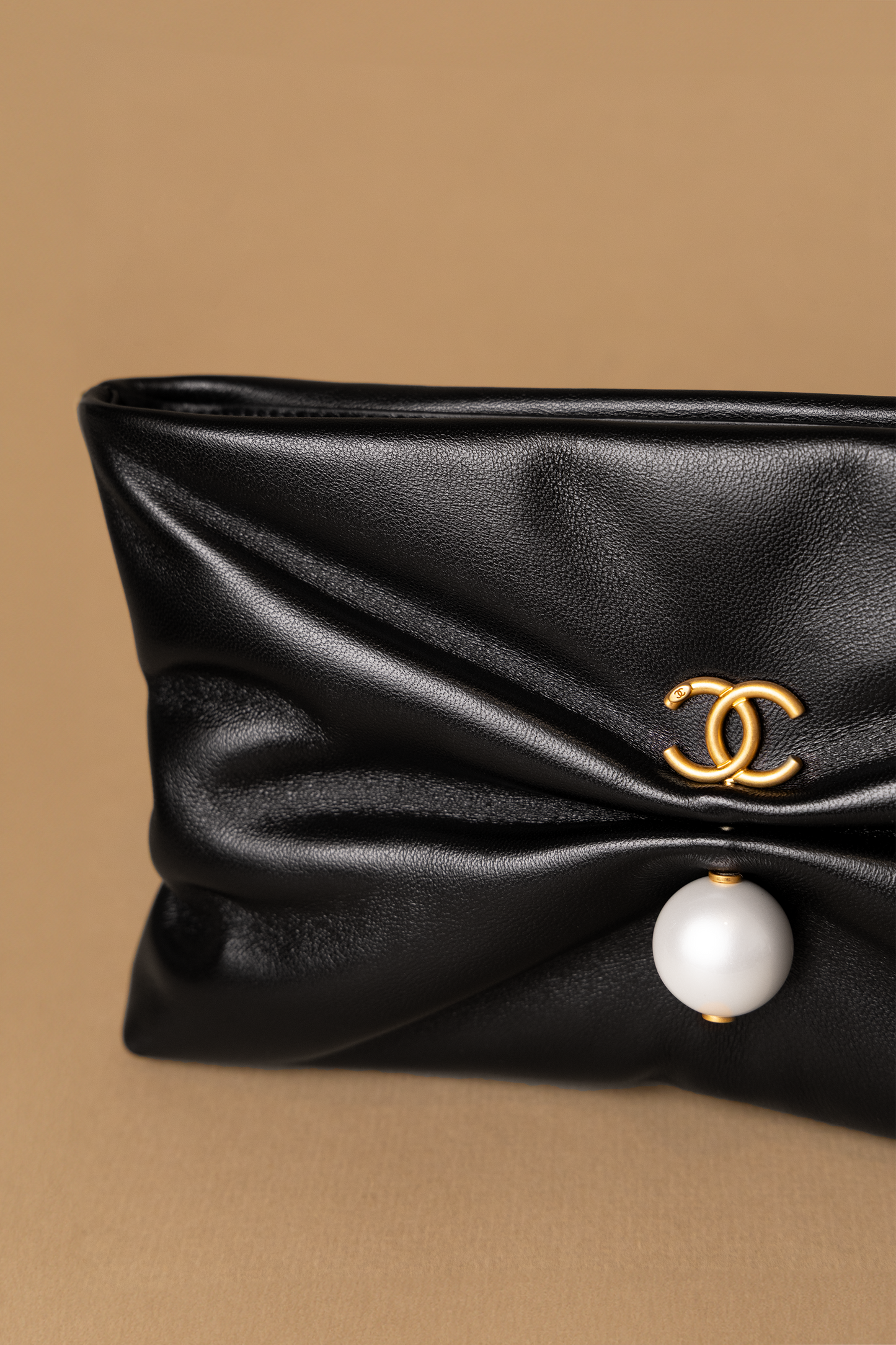 Chanel Black Pearl Clutch