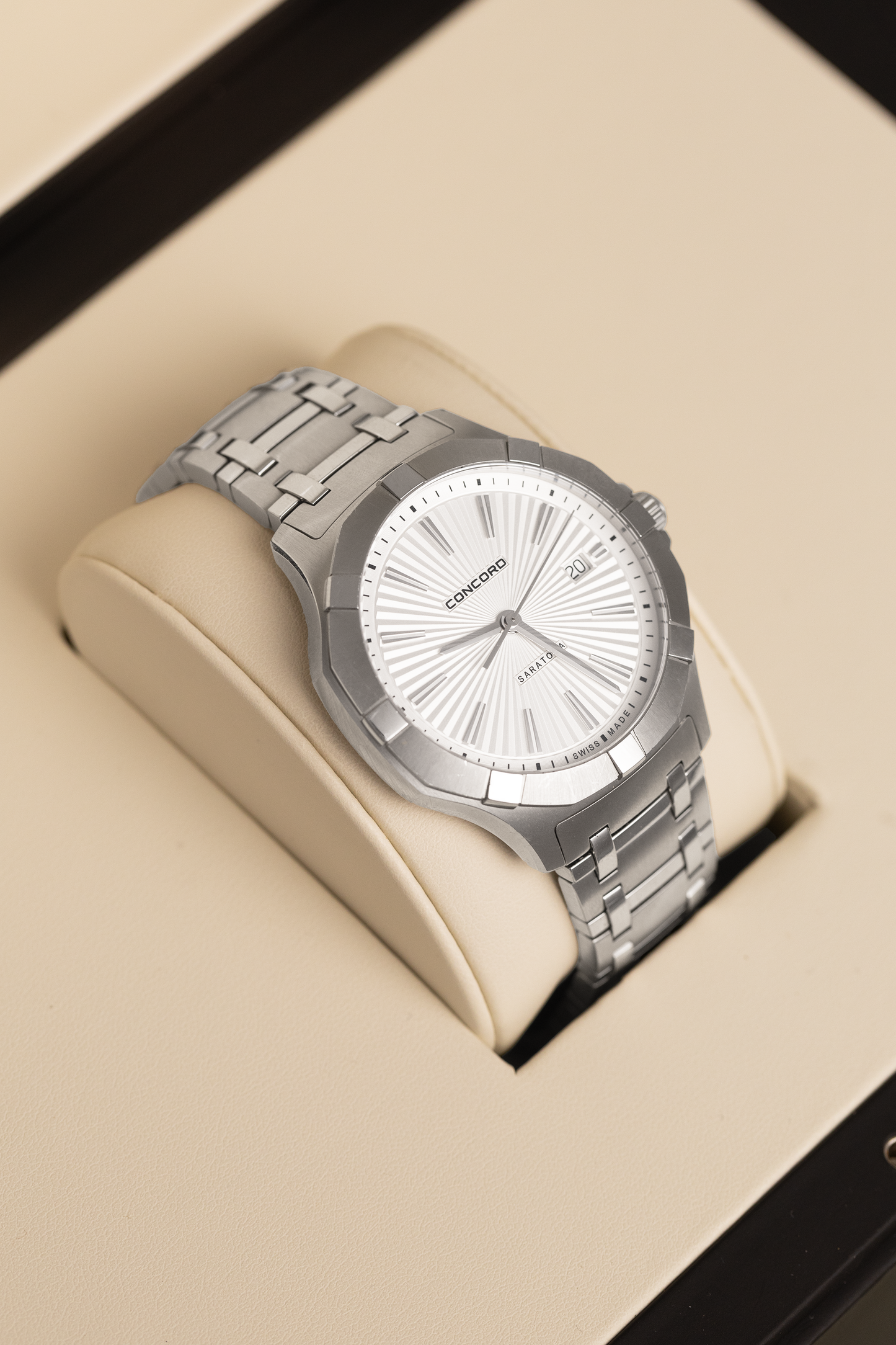 Concord Saratoga Stainless Steel Watch 40mm