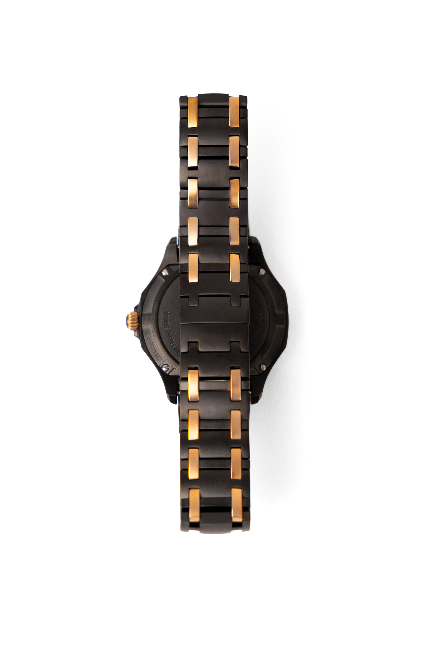 Concord Saratoga Black Diamond Rose Gold Stainless Steel Watch 31mm
