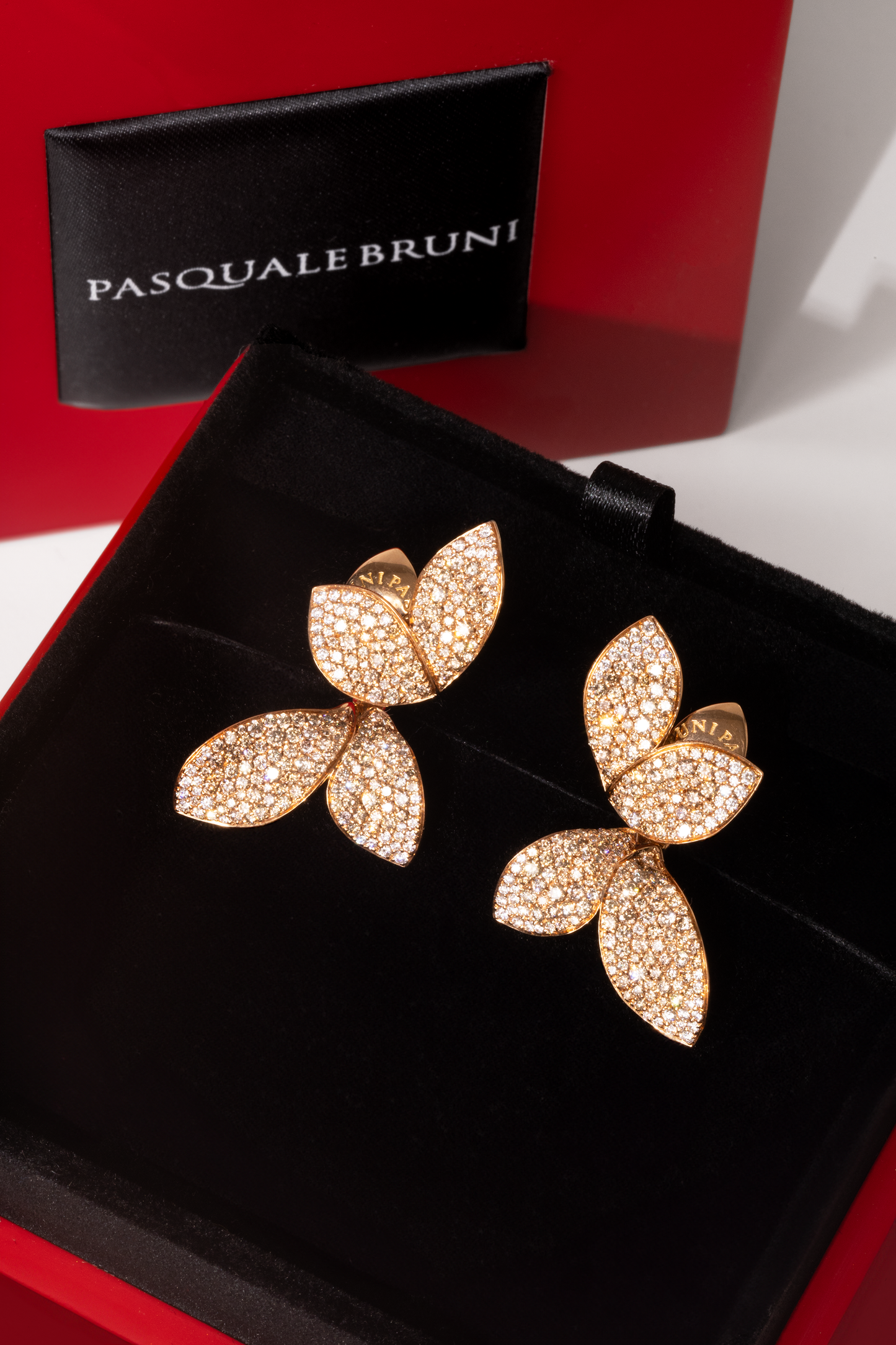 Pasquale Bruni Giardini Segreti Rose Gold Diamond Earrings