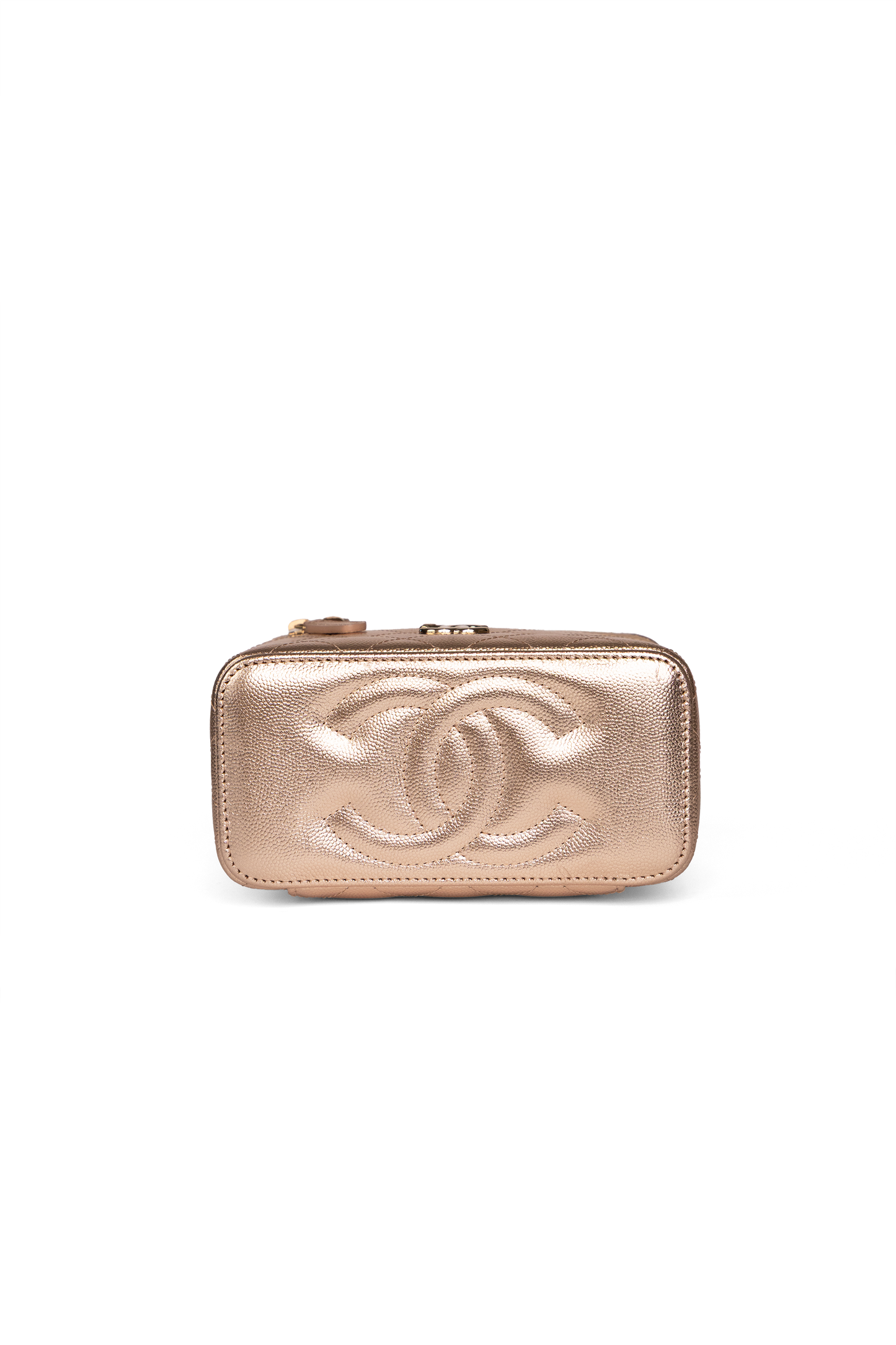 Chanel Vanity Case with Chain in Rose