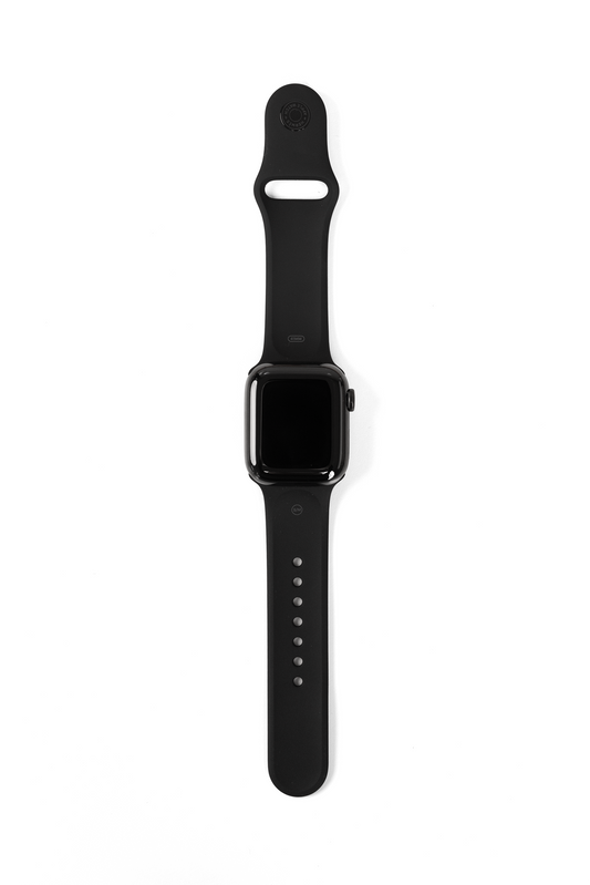 Hermès Limited Edition Apple Watch Series 9 Space Black Stainless Steel Case with Black Sport Band