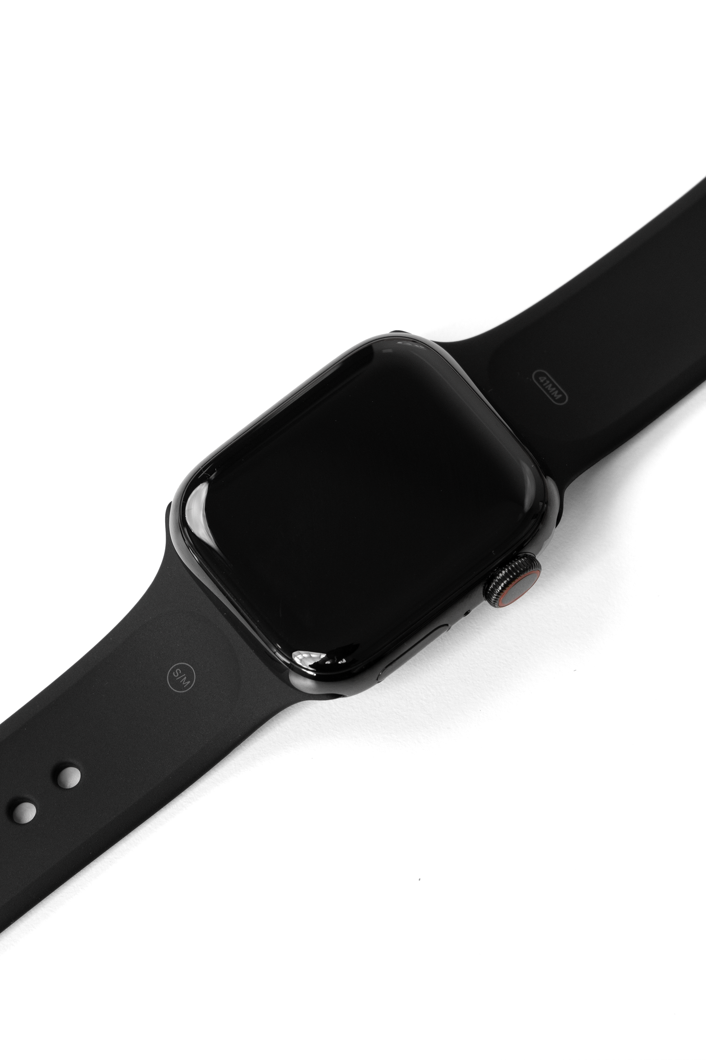 Hermès Limited Edition Apple Watch Series 9 Space Black Stainless Steel Case with Black Sport Band