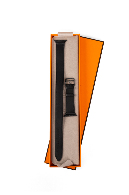 Hermès Apple Watch Series 6 Black Double Tour Strap ONLY 41MM