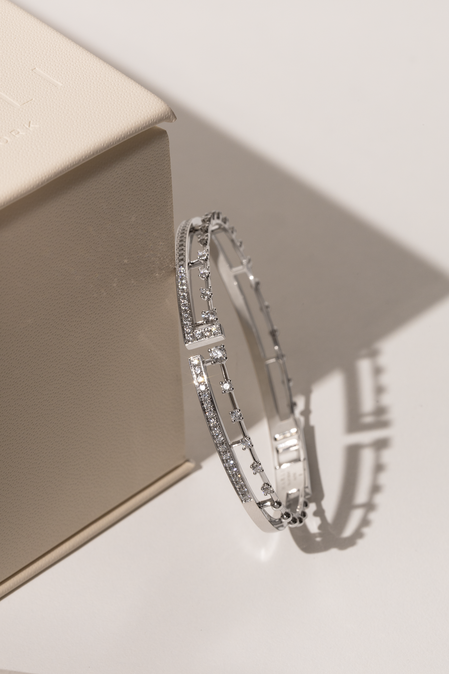 Marli Avenue White Gold Diamond Bracelet