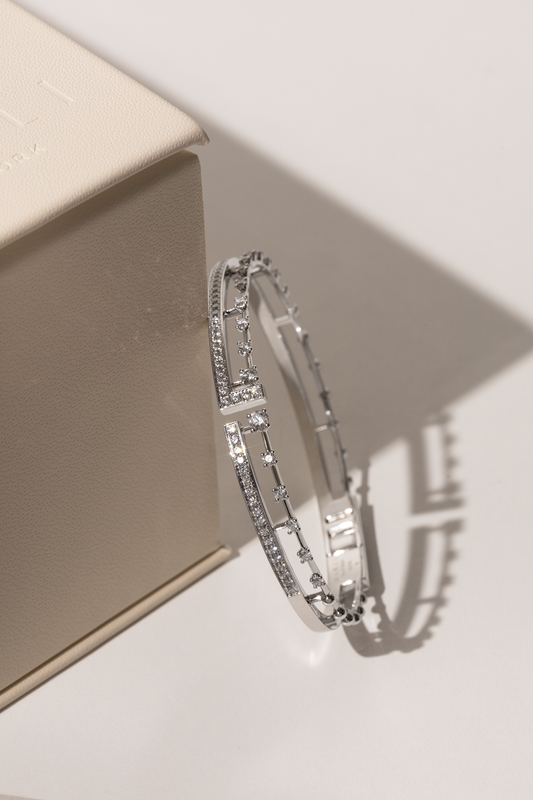 Marli Avenue White Gold Diamond Bracelet