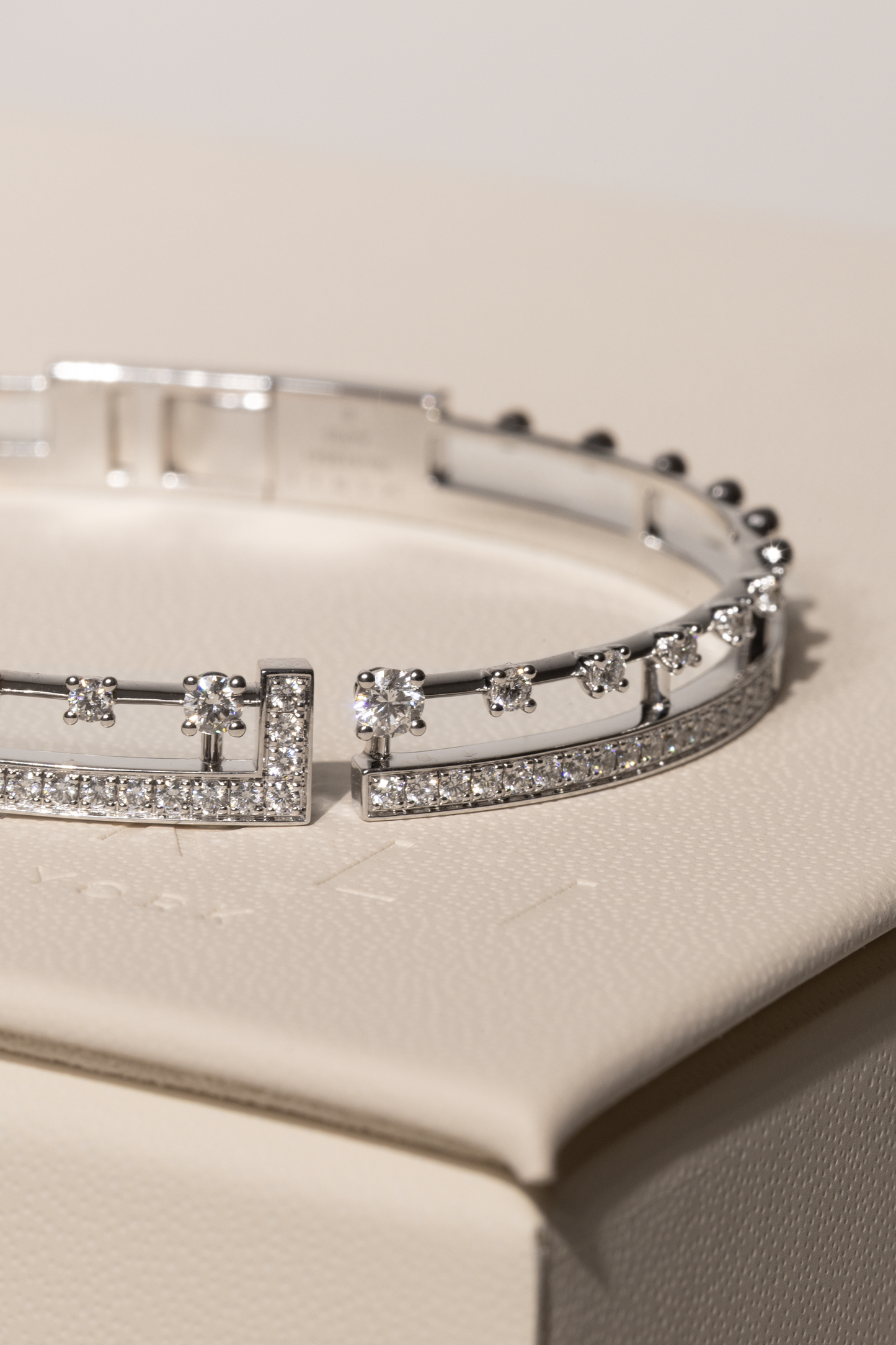 Marli Avenue White Gold Diamond Bracelet