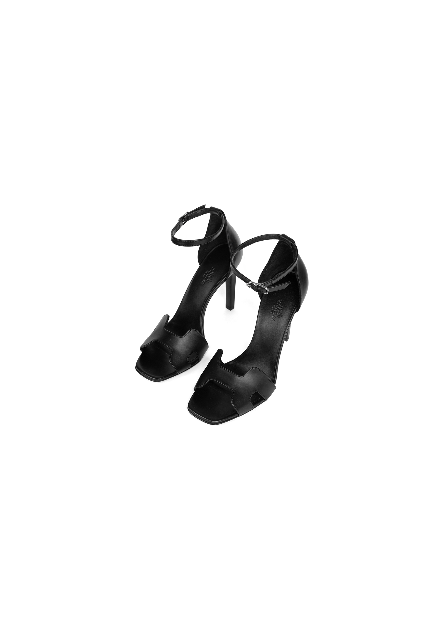 Hermès Joy 105 Black Sandals