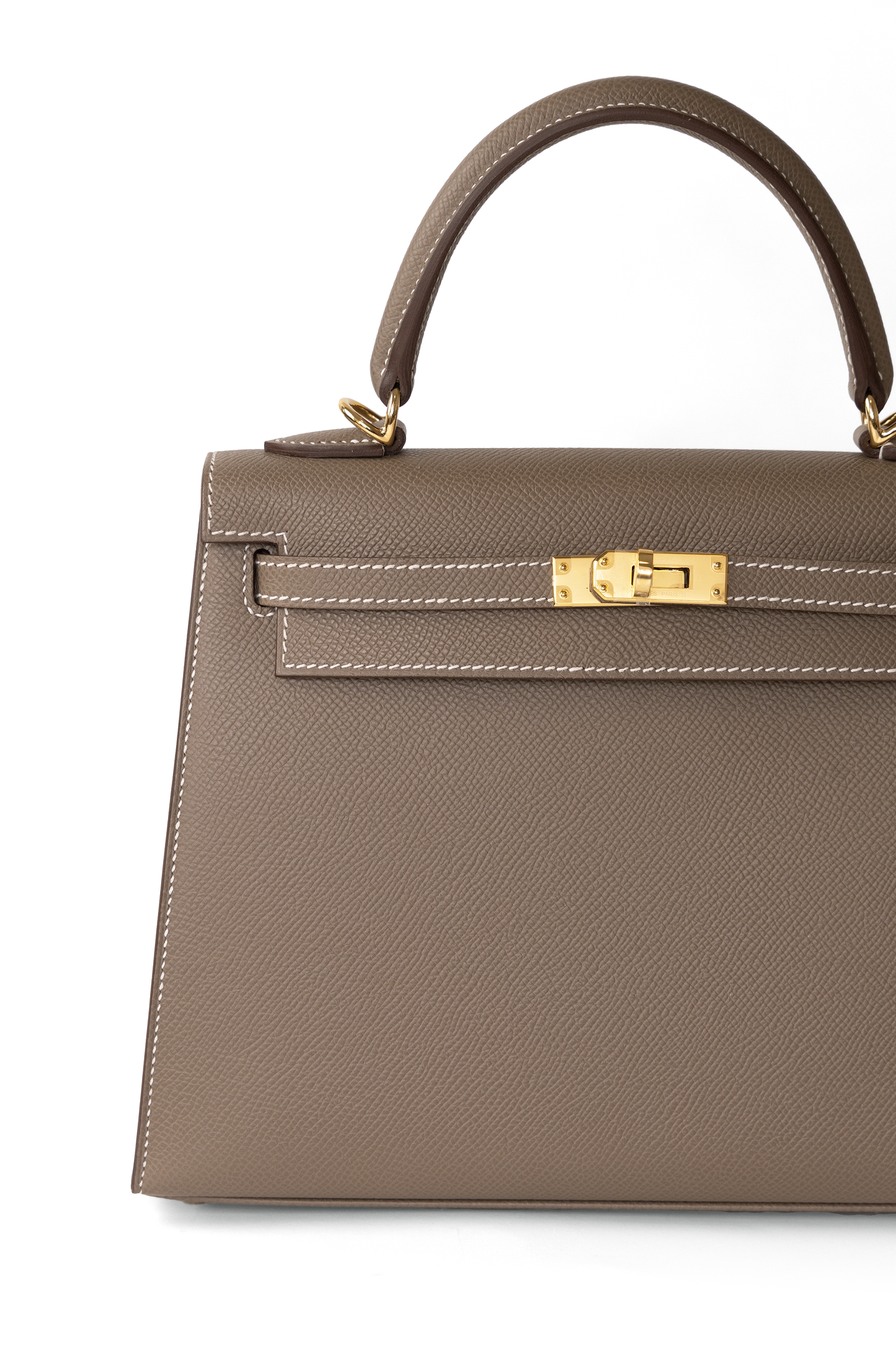 Hermès Kelly 25 Epsom Etoupe GHW