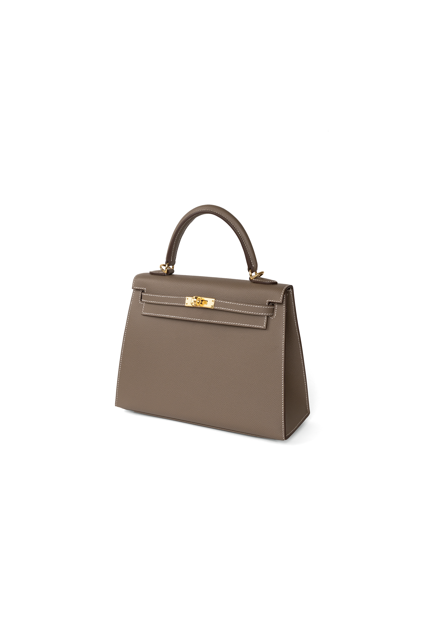 Hermès Kelly 25 Epsom Etoupe GHW