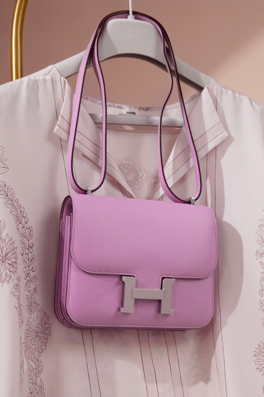 Hermès Mini Constance 18 Epsom in Confetti PHW