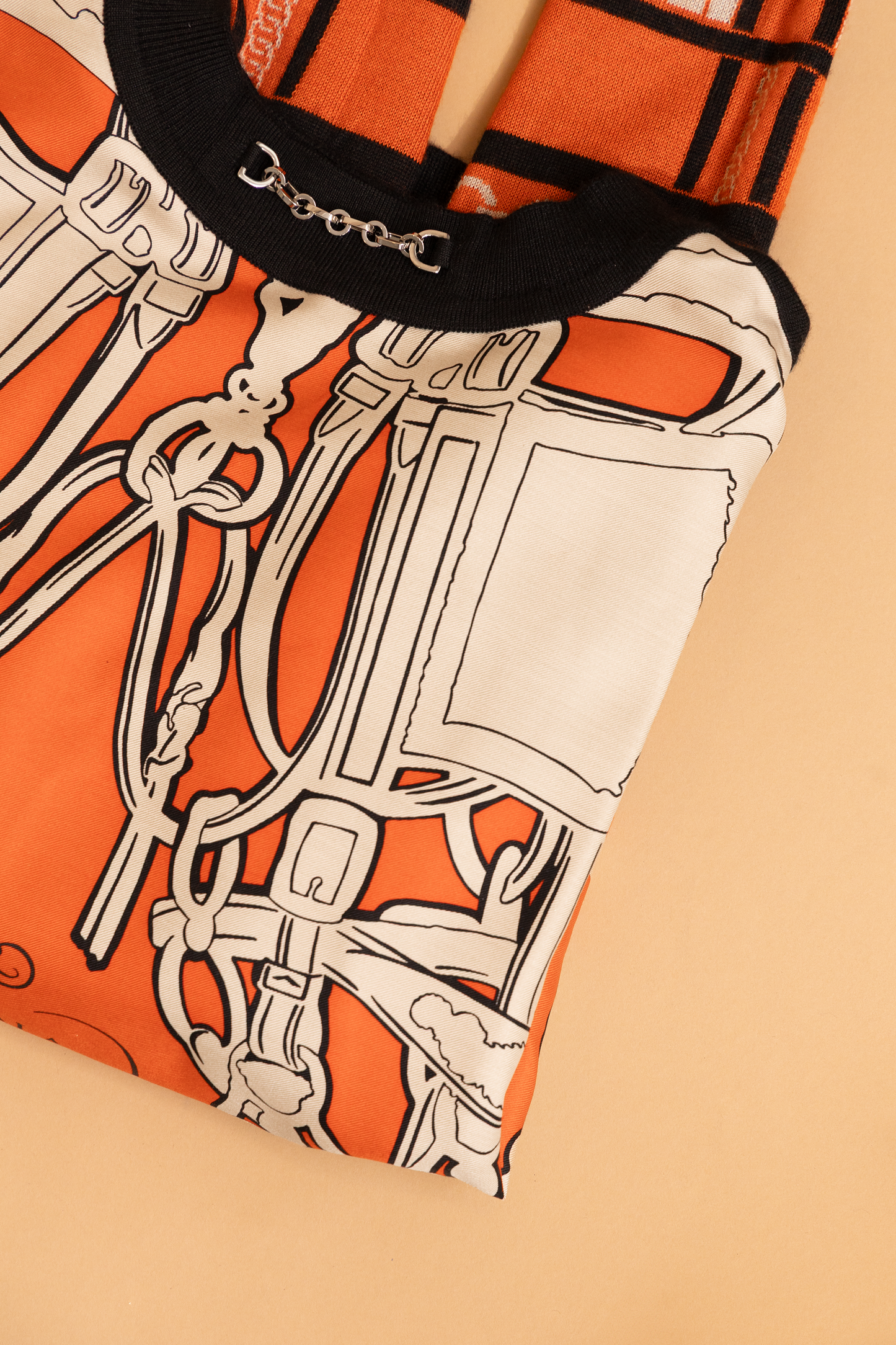 Hermès Brides De Gala Sweatshirt in Rouge Cornal