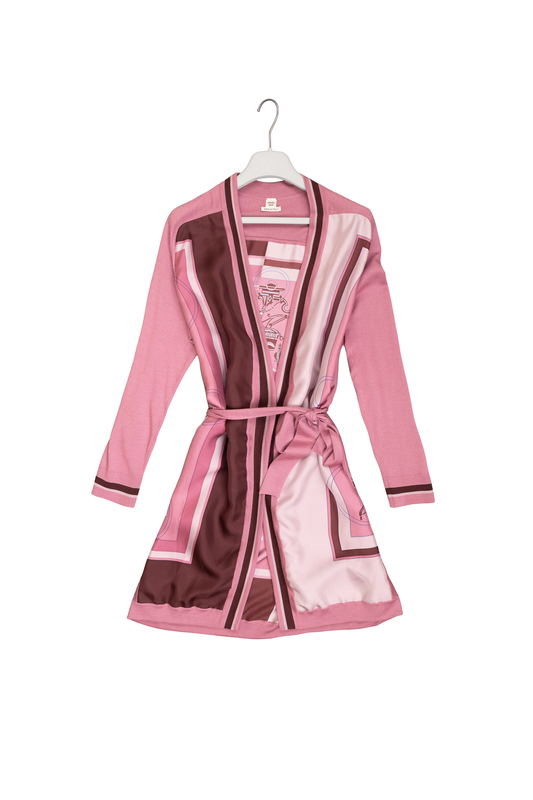 Hermes Pink Cardigan