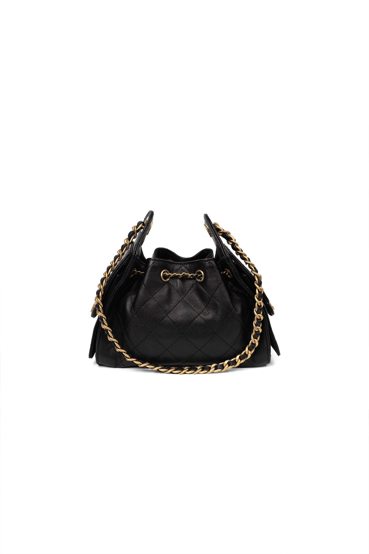 Chanel Mini Hobo 25 Bag in Black
