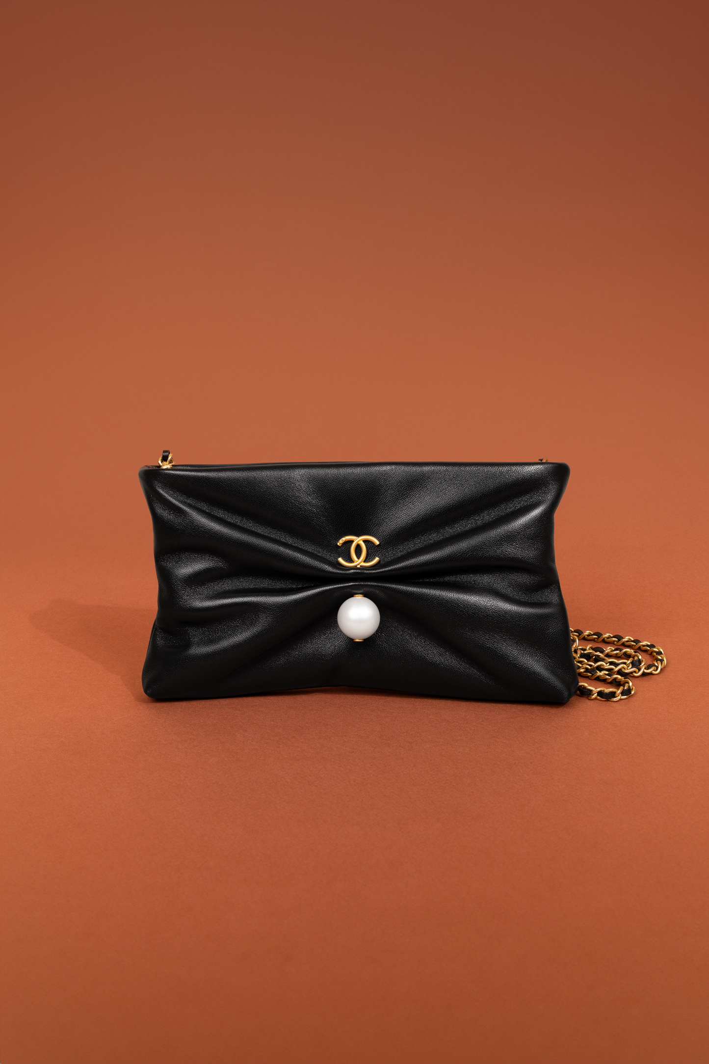 Chanel Black Pearl Clutch