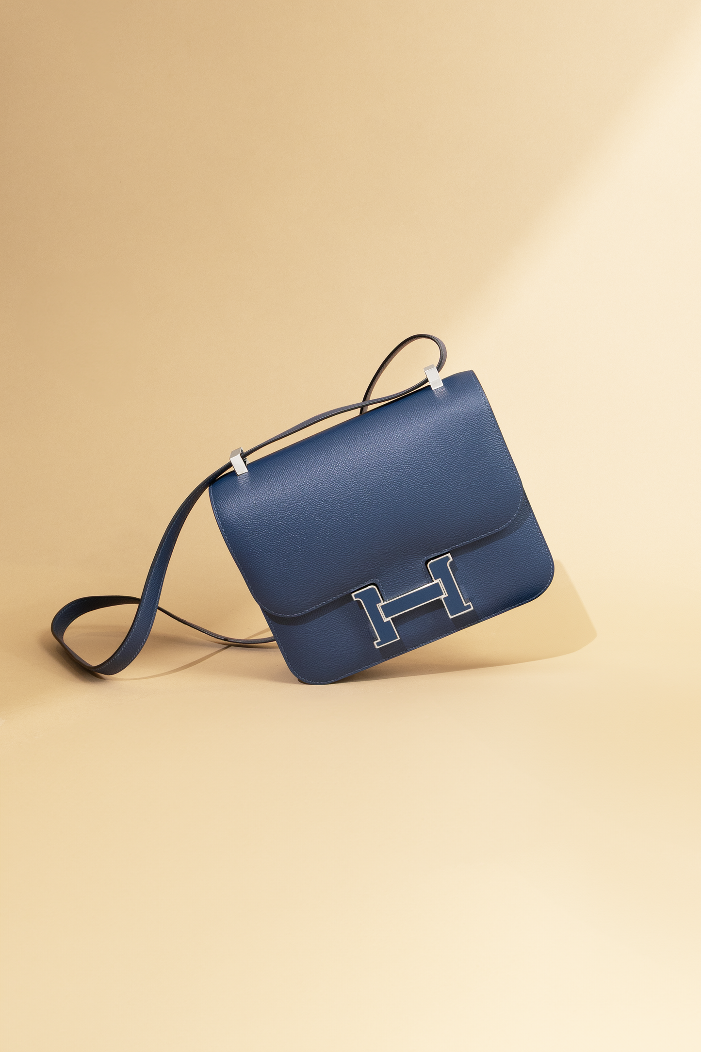 Hermès Constance 24 Epsom Deep Blue PHW