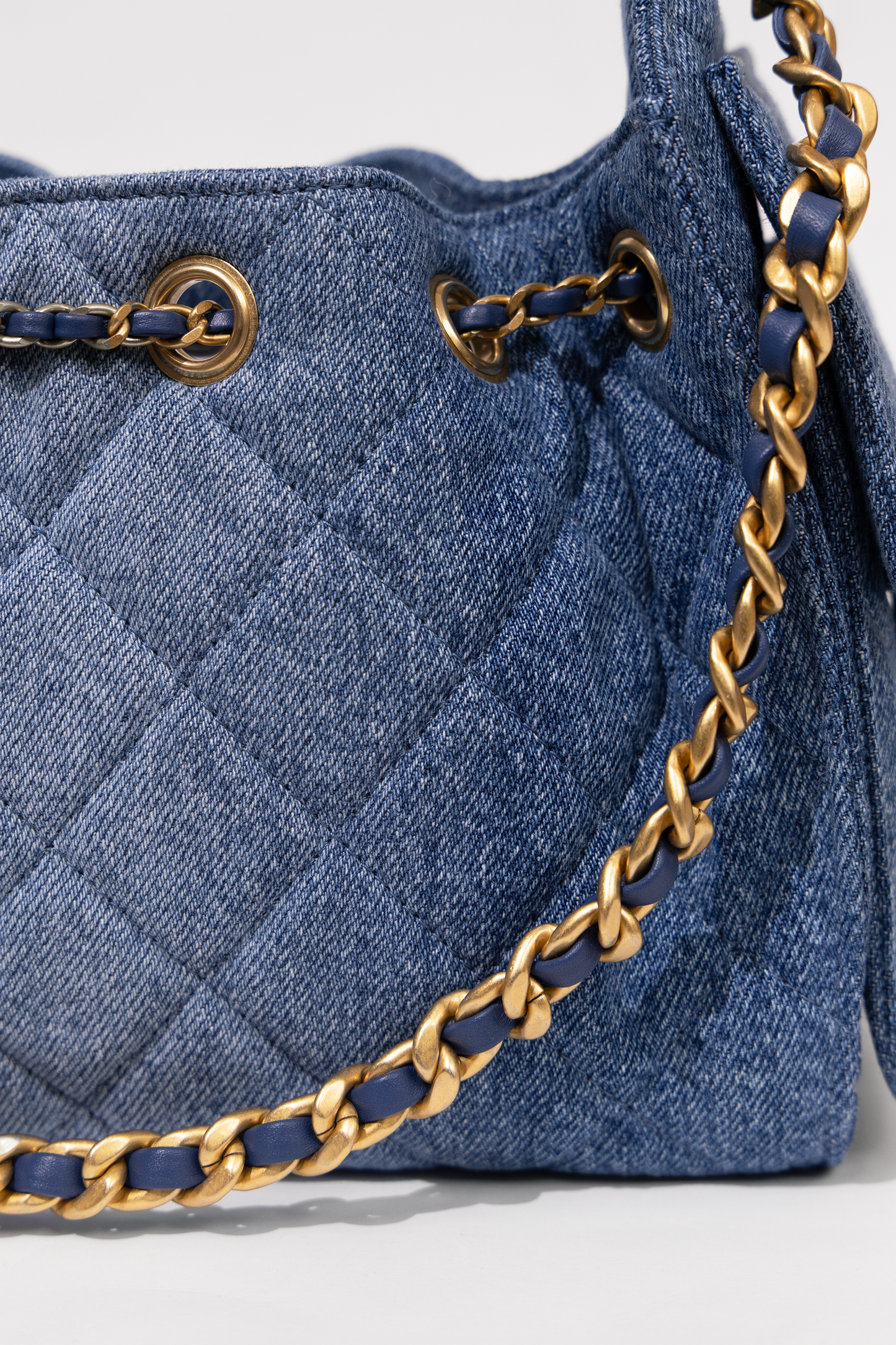 Chanel Denim Hobo 25 Bag