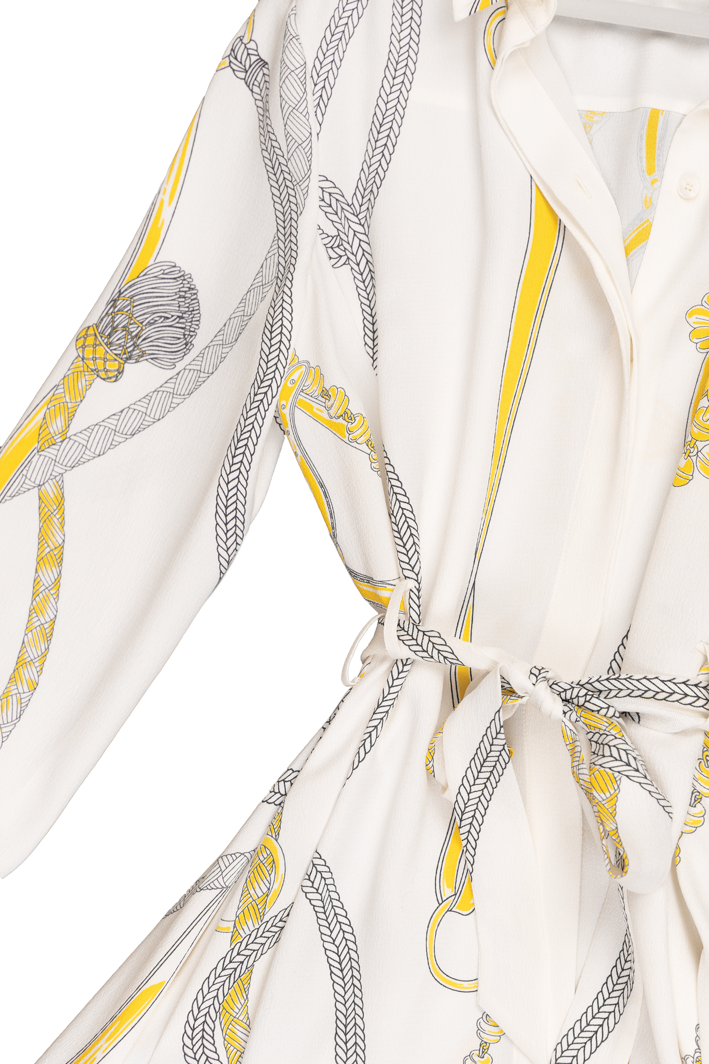 Hermes "Palefroi Remix" Long Sleeve Dress