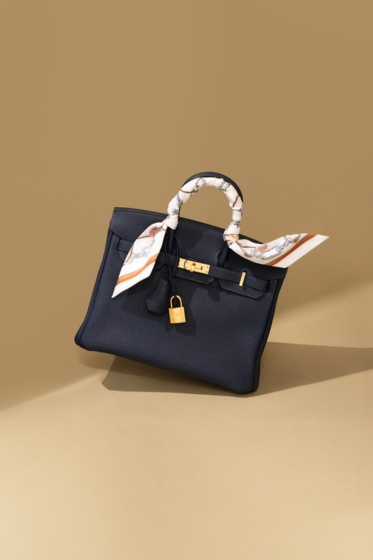 Hermès Birkin 25 Togo Blue Nuit GHW