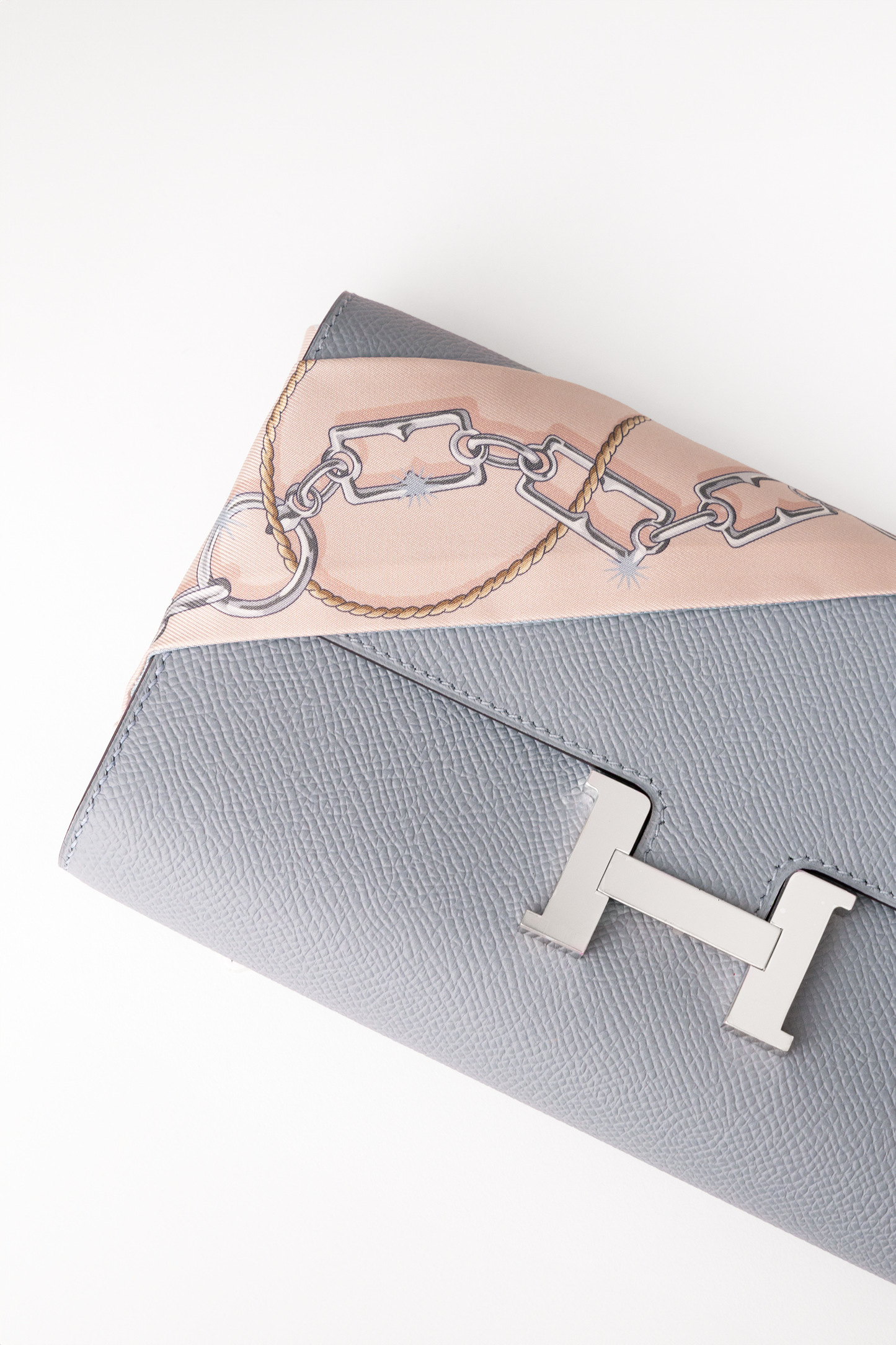 Hermès Constance Wallet To Go in Gris Pantin PHW