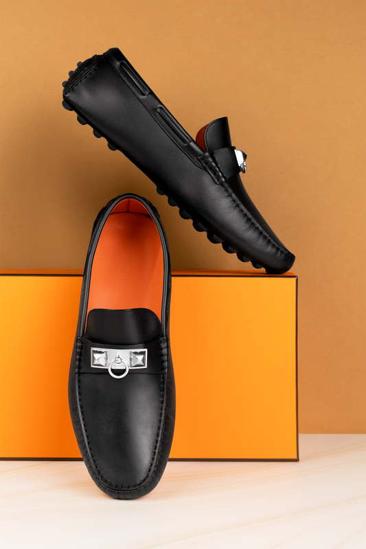 Hermès Black Loafer