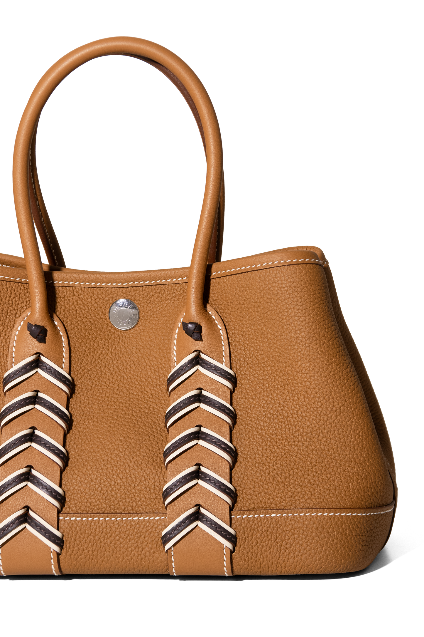 Hermès Neo Garden 23 Bredies Bag in Gold/Bai/Brun/Craie