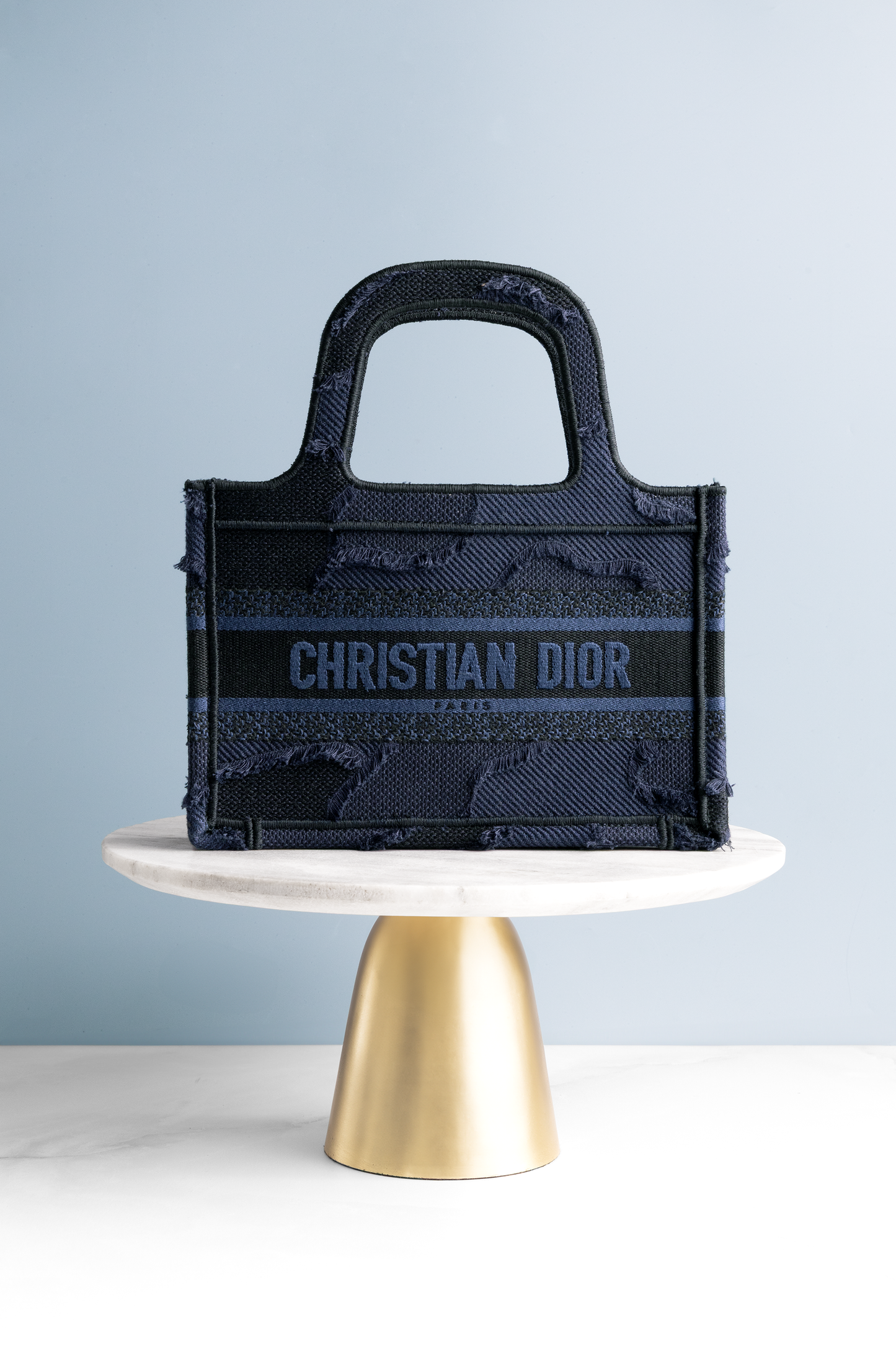 Dior Mini Navy Book Tote