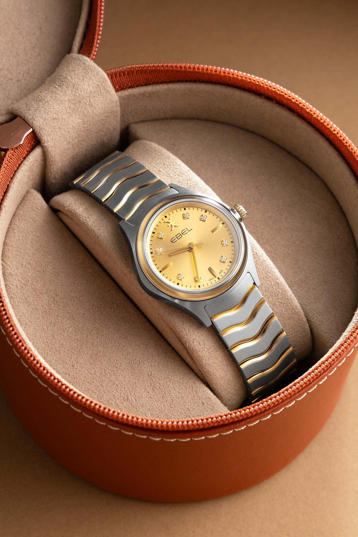 Ebel Wave Gold & Silver Watch