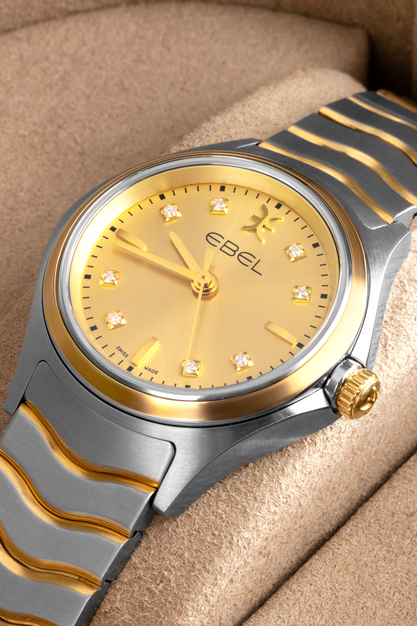 Ebel Wave Gold & Silver Watch