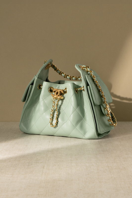Chanel Mini Hobo 25 in Light Green