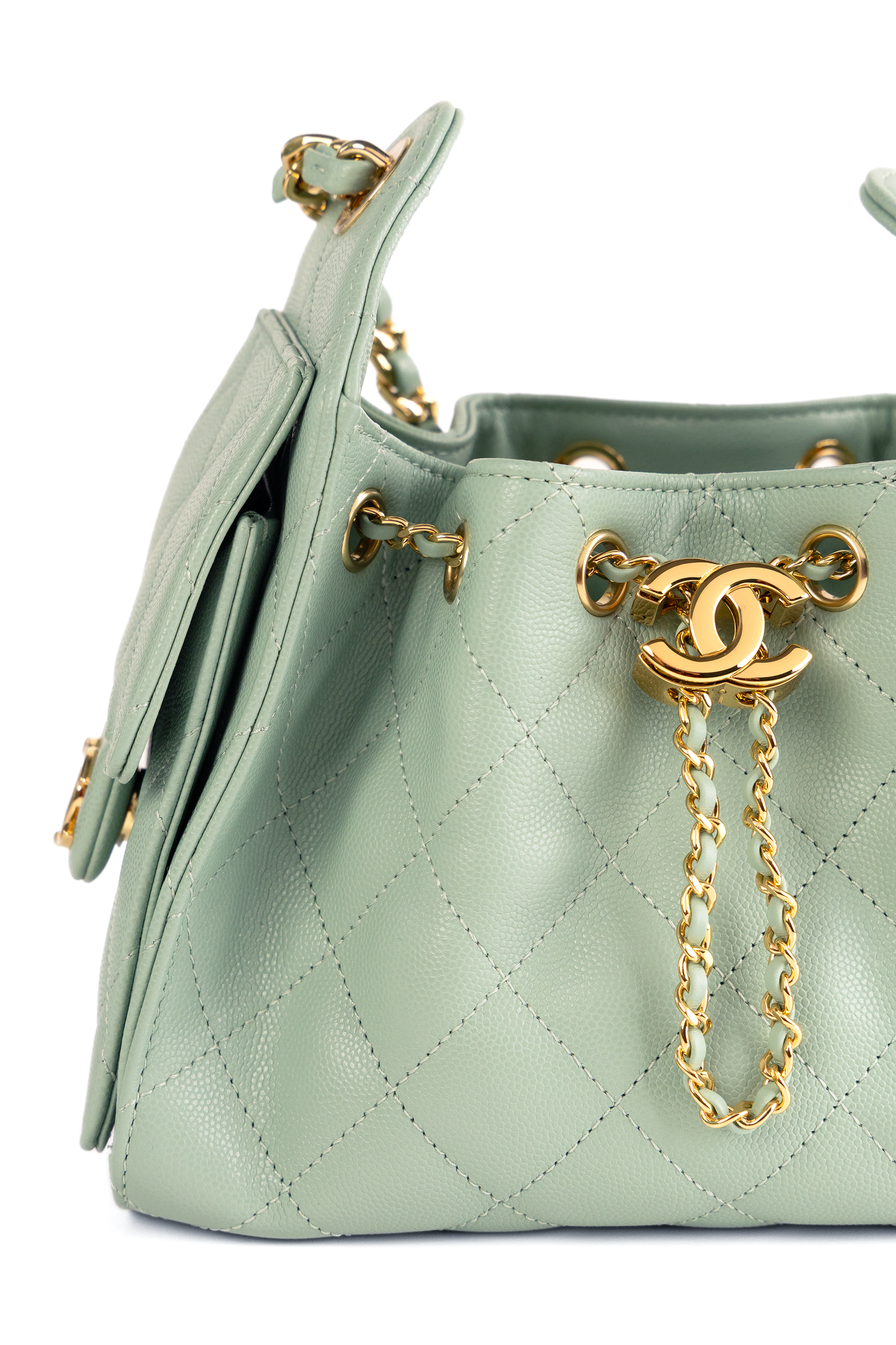 Chanel Mini Hobo 25 in Light Green