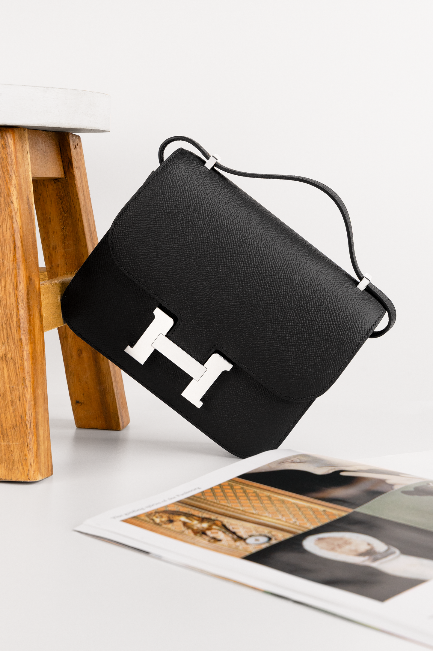 Hermès Mini Constance 18 Epsom Black PHW