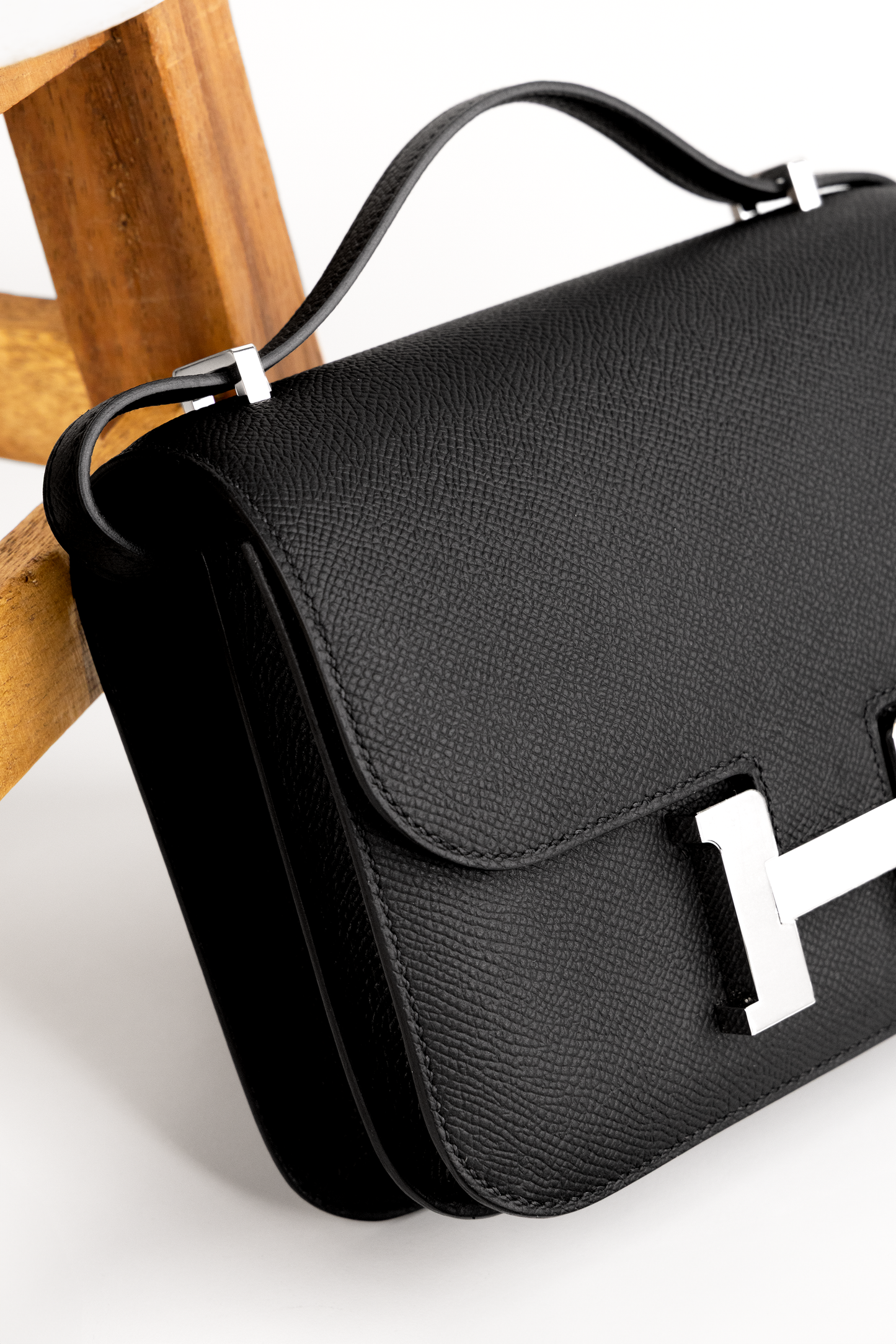 Hermès Mini Constance 18 Epsom Black PHW
