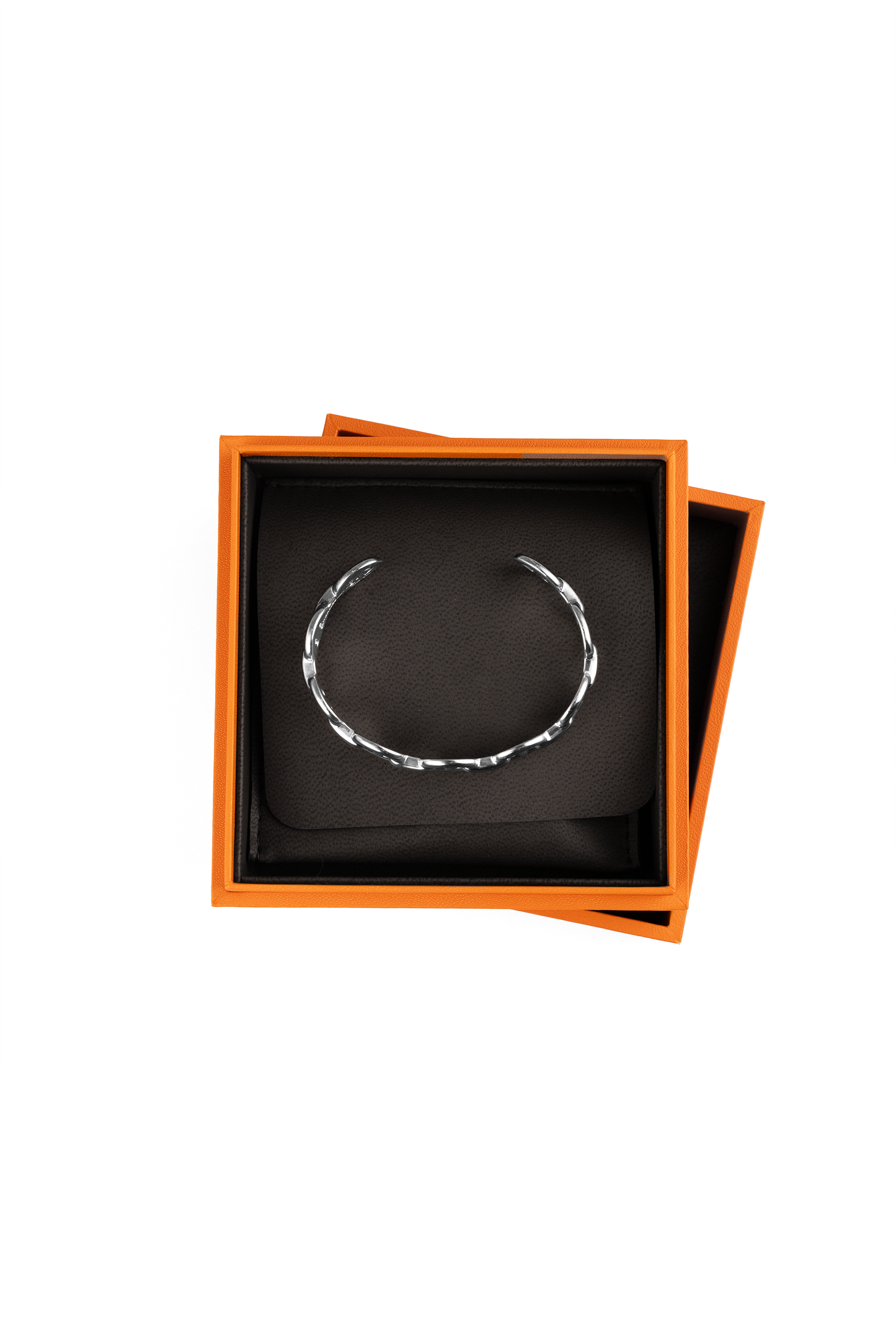 Hermès Chaine D'ancre Enchainee Silver Bracelet