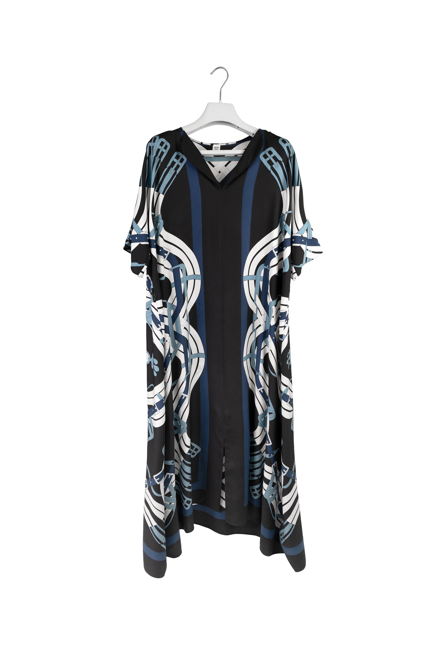 Hermès "Mors a Jouets Detoure" Belted Caftan